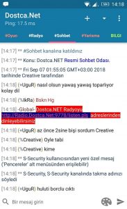 mobil sohbet